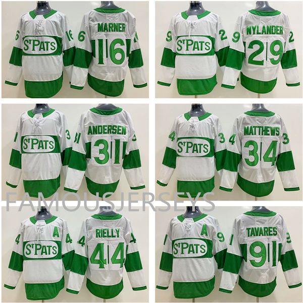 

Toronto maple leaf hockey jer ey tpat green 16 mitchell marner 29 william nylander 34 au ton matthew 44 morgan rielly 91 john tavare