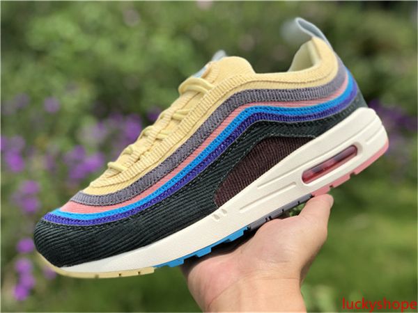 

sean wotherspoon x 1/ vf sw hybrid running shoes for men women corduroy rainbow authentic sneakers with og 36-45