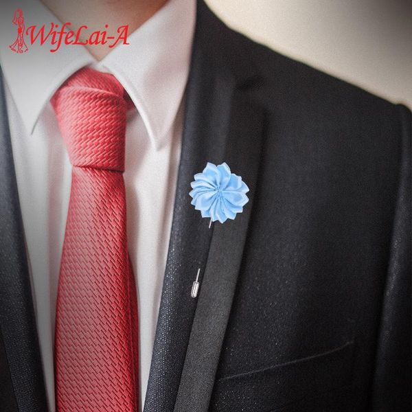 

wifelai-a new wedding groom groomsman brooch buttonholes man suit lapel pin wedding flowers accessories prom boutonniere xh889-j dxasf