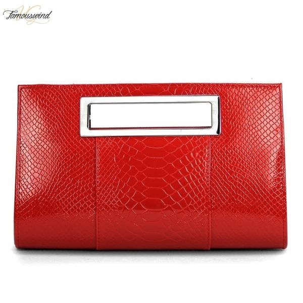 

korean patent alligator pu leather clutch bag women square shoulder handbag small bag lady evening bag red bolsa feminina
