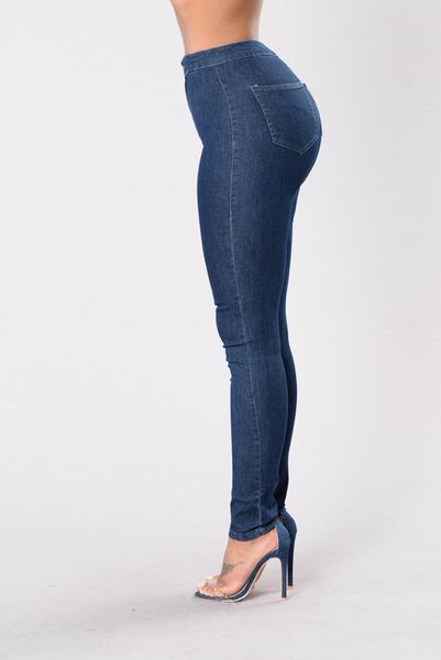 

womans clothing fashionable slim jeggings jeans for women elastic vintage denim women blue jean femme