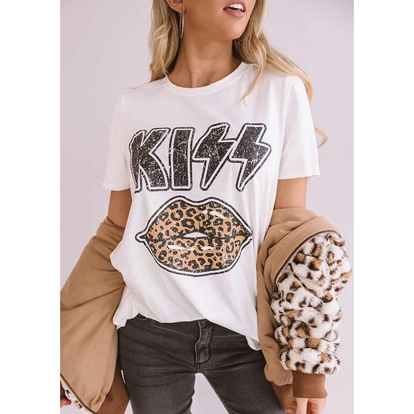 

designer tshirts for women summer fashion letters printed tees womens brand loose casual t-shirts ladies luxury t shirts wholesale, White