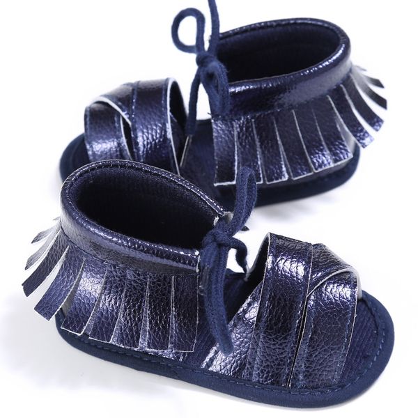 

baby girl shoes soft sole pure color lovely prewalker summer fringe leather newborn first walker comfortable infant shoes 2020