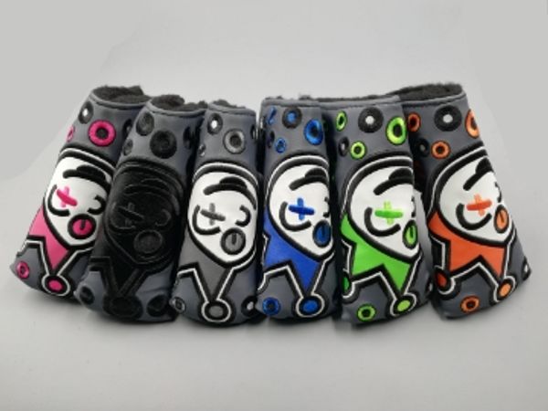 

6Colors Limited Edition Вышивка Гольф Паттер Headcover для Крышки Паттер Лезвия