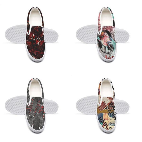 

casual slipknot debut band allover canvas, comfortable non-slip shoes,design cute retro limited,edition we have to save ourselves, Black