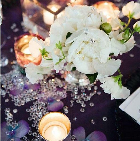 

4.5mm wedding decoration crafts acrylic diamond confetti table scatters clear crystals centerpiece events party festive supplies