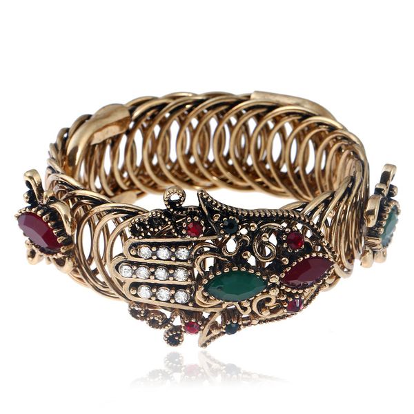 

new eurofan fashion bracelet with spring opening jewelry, Black