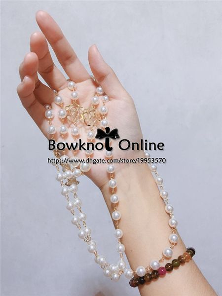 

vintage style pearl jewelry beautiful bride charm necklace pendants fashion accessories beaded necklaces with famous design luxury as gifts, Silver