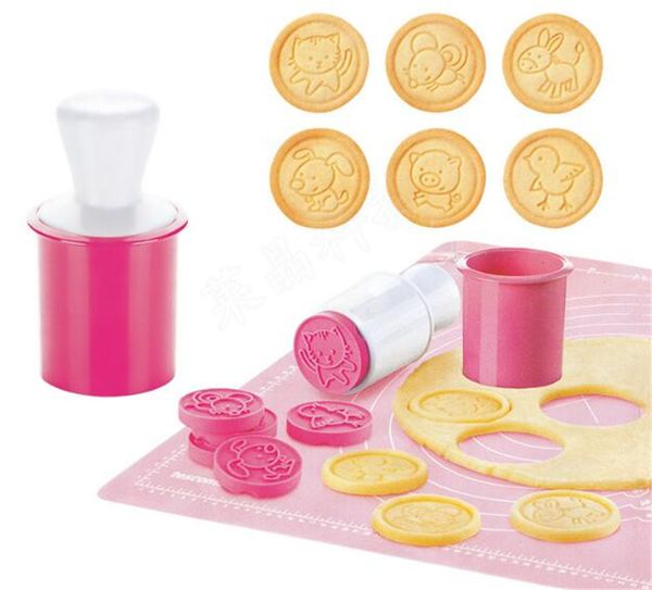 

новые столовые 6 шт. / компл. мультфильм печенье марки формы рождественская елка инструменты печенья украшения торта формы для выпечки кухон