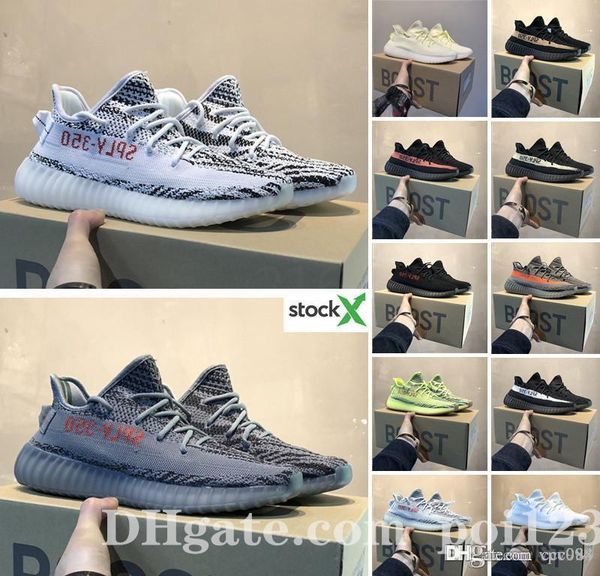 

with box kanye west yeezy yeezys yezzy clay v2 boost 350 hyperspace static reflective mens womens running shoes ggg116