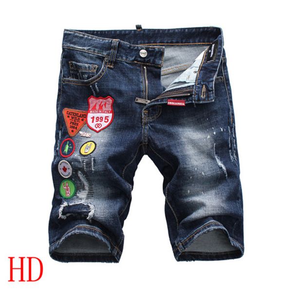 

2019 новый итальянский бренд d2 мода повседневная мужская одежда джинсовый всадник джинсовая полоса сломанные медные джинсы брюки кнопки d2, Blue
