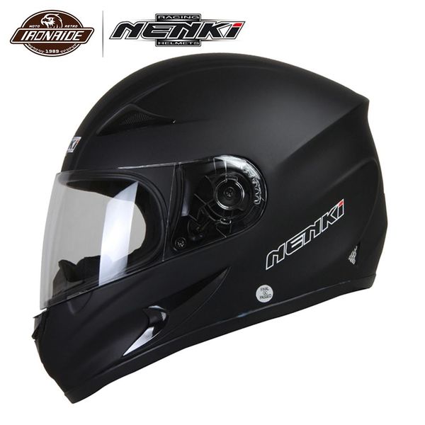 

nenki motorcycle helmet full face helmet motorcycle riding street bike motor racing motorbike matte black