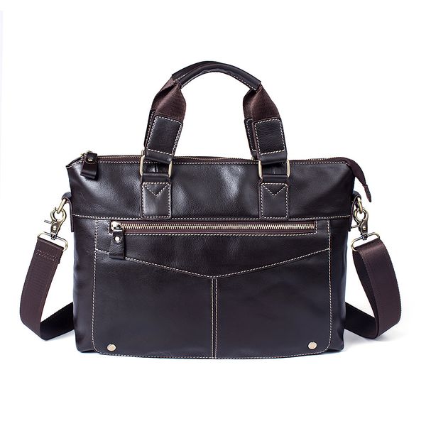 

men's briefcase genuine leather lawyer men's messenger bag casual computer business lapbag office tote bags for men 2019