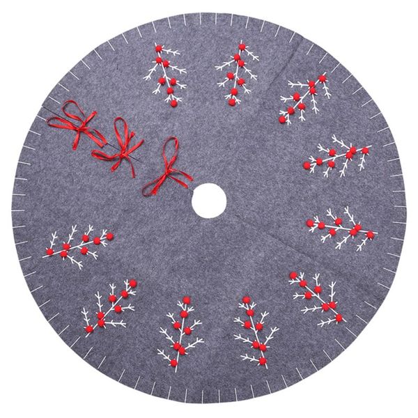 

47.2 inch vintage christmas tree skirt decorations holiday tree ornaments decoration xmas party holiday decorations