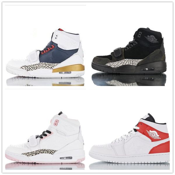 

2019 new jumpman 1 legacy casual sports basketball shoes for 1s gold men women sports sneakers athletic trainers size 36-46