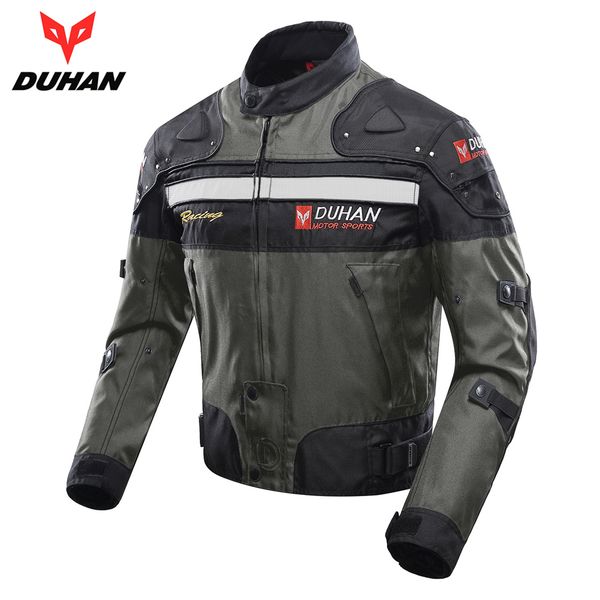 

duhan autumn winter men's motorbike moto jacket windproof cold-proof motorcycle jacket protective gear motocross clothing