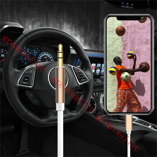 

8 pin to 3 5mm jack male to male audio aux cable audio cable auxiliary tereo cord for iphone x 7 plu 8