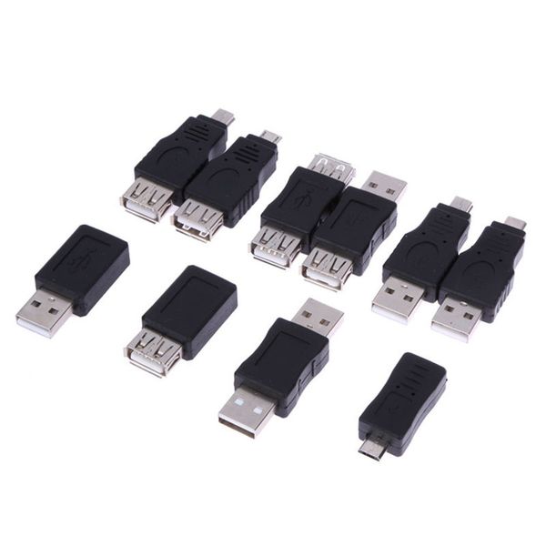 

10pcs otg usb male to female micro usb mini changer adapter converter