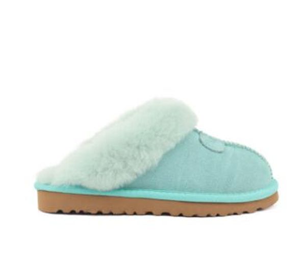 

australia classic wgg warm fur slippcotton slippers men and womens slippers short boots women's boots snow boots cotton slippers slides, Black