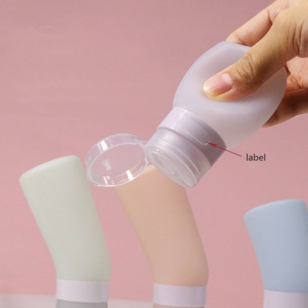 

портативный siliconetravel бутылки шампунь гель для душа лосьон суб-розлив tube squeeze контейнер капель гель для душа отдельный bottlemy-in