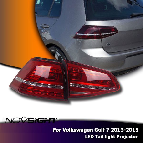 

novsight 2pcs headlight bulb led drl turn signal lamp set for golf 7 2013-2015