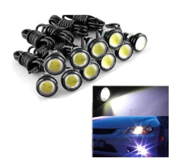 Yüksek Parlaklık Kartal Göz Lambası Evrensel Araba DRL 18mm LED Gündüz Koşu Işık IP68 Su Geçirmez Gündüz Araba Işık