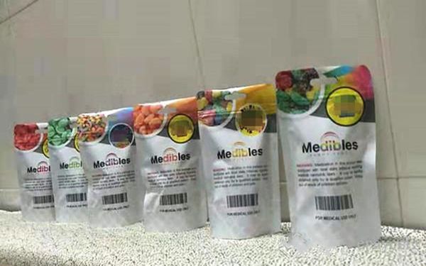 

Dry Herb Flower Packing Bags Smell Proof Bags Vape Packaging Medibles mylar bag edible bag smell proof pouch packaging gummy candy 6 styles