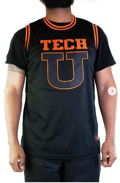 

men women custom any name any number younth custom xxs-6xl jesus 34 shuttlesworth he got game tech u basketball jersey, Black;red