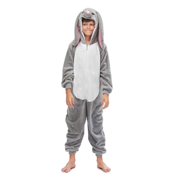 

дети пижамы дети зима фланель пижама мальчики девочка onesies пижама набор kigurumi mashimaro кролик животные мультфильм пижама, Blue;red