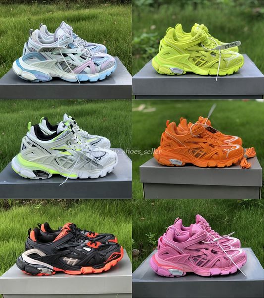 

выпуск 4.0 tess s париж трек мужчин gomma maille черный для женщин тройной неуклюжим sneaker casual обувь hot аутентичные дизайнер обуви, Black