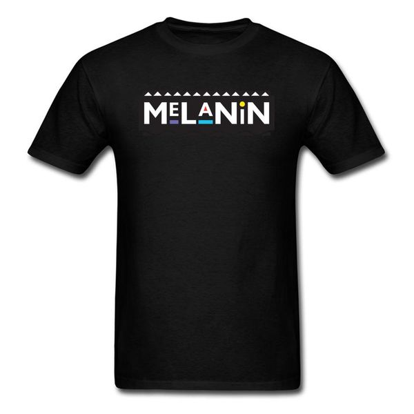 

melanin t shirt minimalist tshirt comics t-shirts for men 100% cotton letter black streetwear tees groups customized, White;black