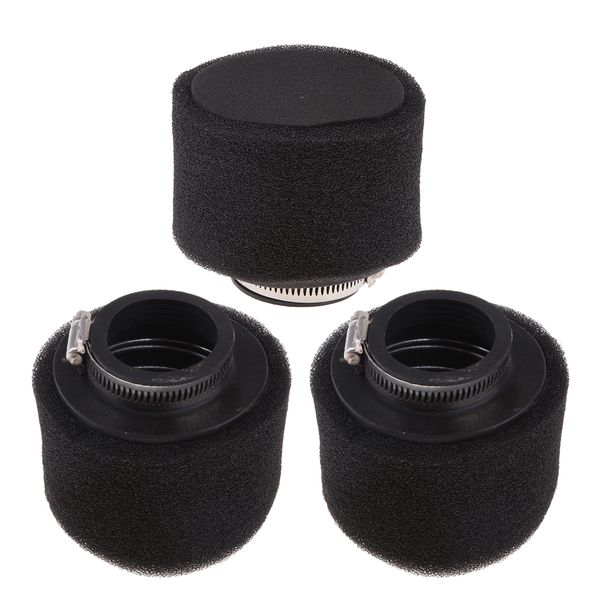 

3pcs foam air filter pod clamp on straight for 150cc atv quad dirt bike