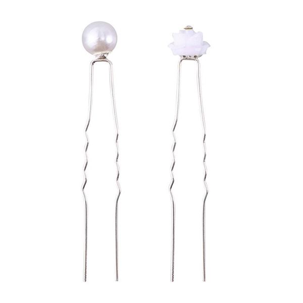 

pcs hairpins exquisite decorative u-shaped hair pins hair clips headwear accessories for girls, Golden;silver