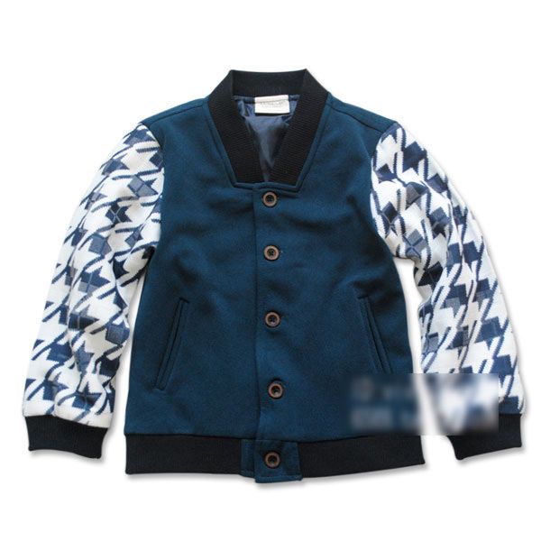 

3399 children's clothing 2015 autumn blackish green casual outerwear baseball uniform male child coats coat boys, Blue;gray