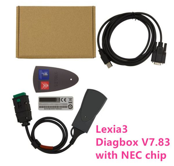 Versione Lite lexia3 PP2000 con Diagbox V7.83 con chip NEC Citroen per strumento diagnostico Peugeot