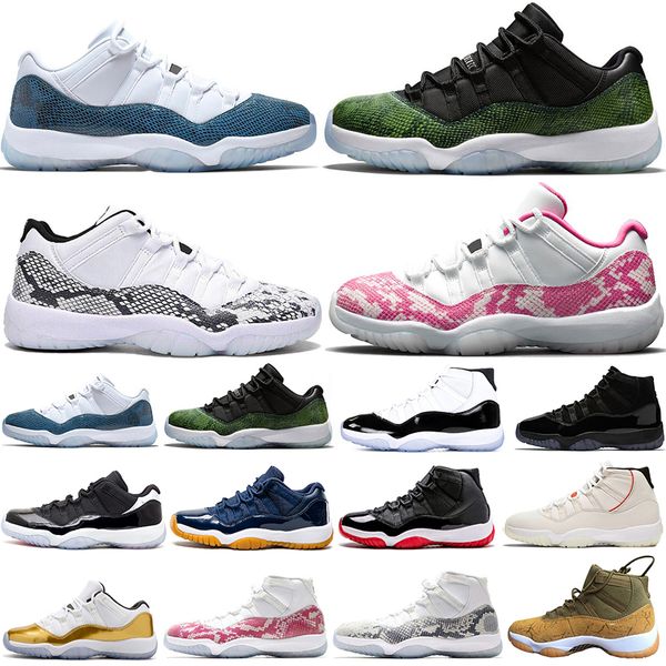 

new arrival jumpman atmosphere grey blue 11 11s concord 45 basketball shoes bumblebee snakeskin cap and gown women mens trainers sneakers