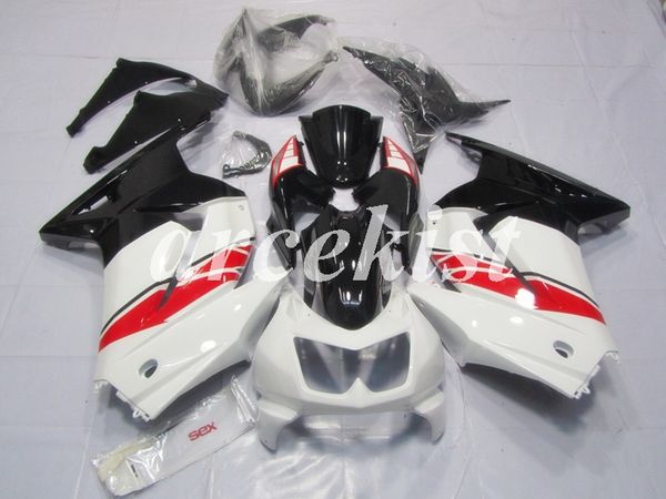 

новый abs литье под обтекатель комплект для kawasaki ninja 250 2008 - 2014 zx 250r спортивного мотоцикла обтекателей набор ex250 08-14 белых
