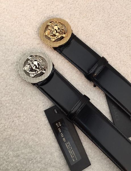 

2019 модный классический мужской и женский ремень из натуральной кожи золотой сере