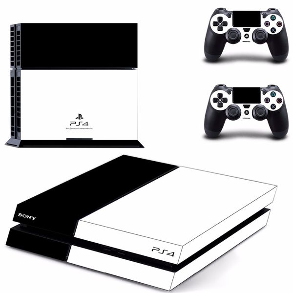 

ий белй еѬнй ве ps4 наклейкђ кожи наклейка дл sony playstation 4 конол и 2 конѬ