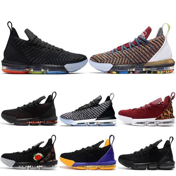 

mens basketball shoes 16 16s 1 thru 5 i promise king oreo fresh bred triple black lakers what the trainer sports sneakers 7-12