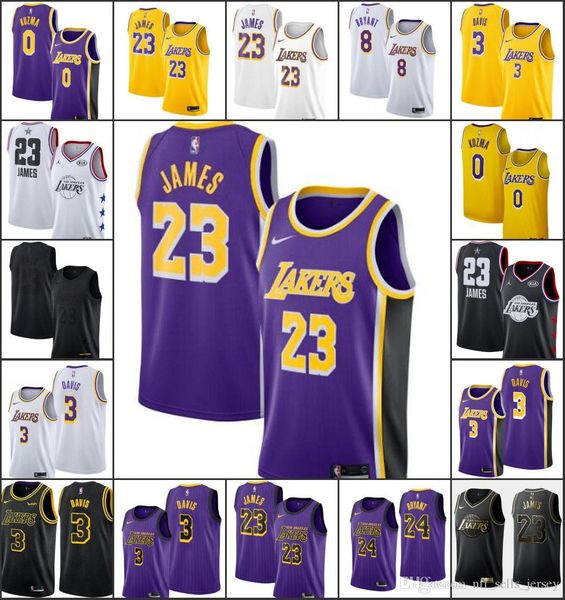 

los angeles lakers mens lebron james anthony davis kyle kuzma black mvp nba 2019 all-star basketball city edition jersey