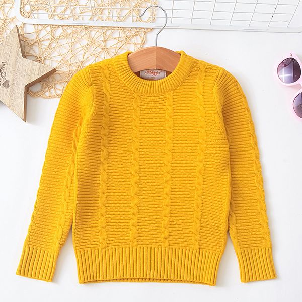 

new clothing baby boy girl knitted sweater autumn baby kids clothing wear sweaters winter pullover solid color, Blue