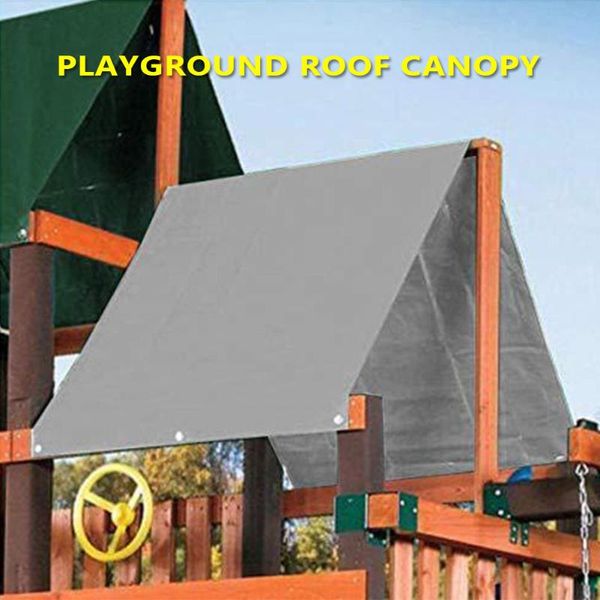 

playground roof canopy tarp sunshade easy install tent replacement warehouse 132x226cm waterproof cover swingset shade outdoor