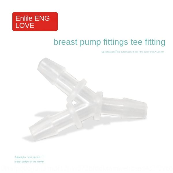 

special for enlile breast pump bilateral tee accessories accessories y-type hose joint pp transparent joint