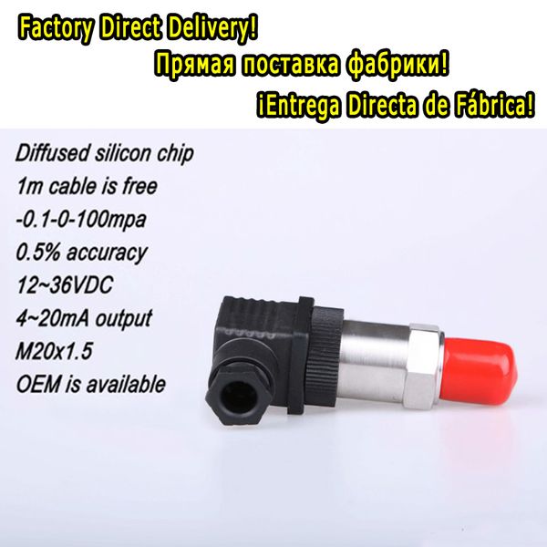 

4 to 20ma diffused silicon pressure transmitter multiple range in stock pressure sensor can produce according to your needs