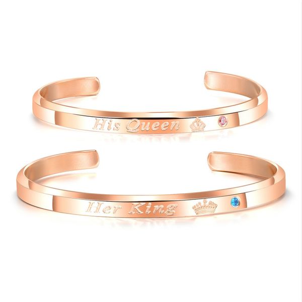 

female bracelets titanium steel fine charming jewelry bracelet bangles women fashion couple accessories gift, Black