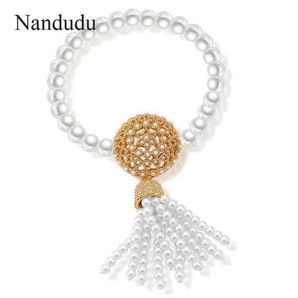 

nandudu fashion charm olivet bracelets women girl elastic cord bangle jewelry gift new jewelry accessories b951 b952, Black