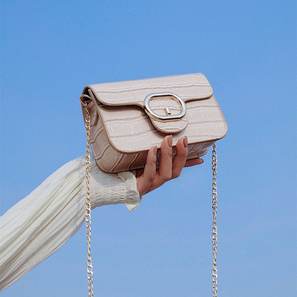 

pu leather women mini purse handbags fashion ladies small messenger bags crocodile pattern female chain square bag box flap