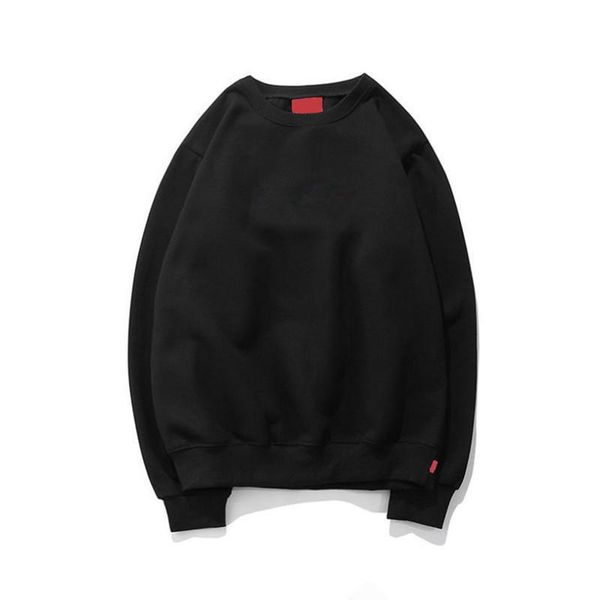 

teenager men hiphop high street s sweatshirts o neck long sleeve embroidery designer hoodies pullovers, Black