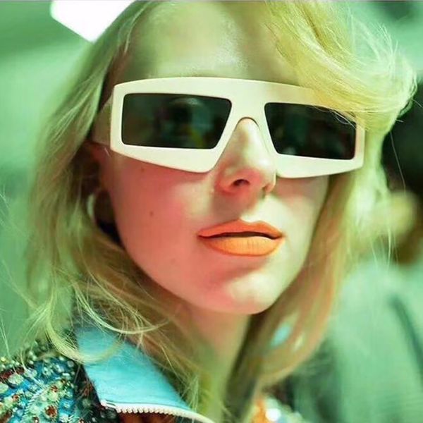

fashion ladies sunglasses women retro big frame square sun glass men driving uv400 eyewear rivet sun glasses #269812, White;black
